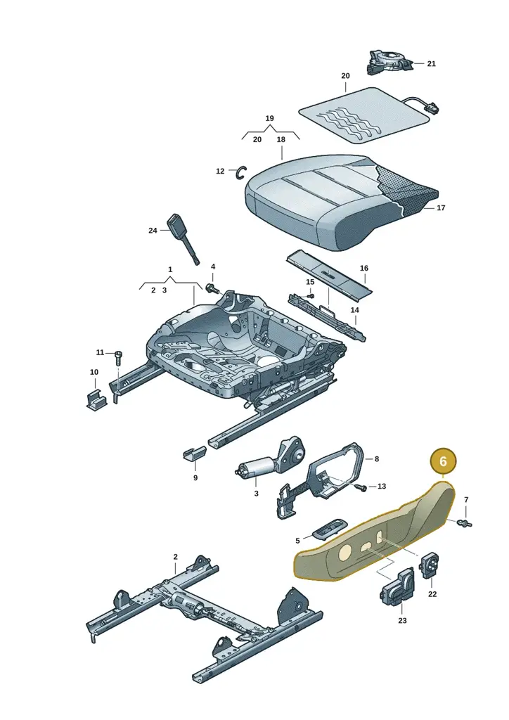 11H8813174PK — SEAT CUPRA Tavascan (2023-) diagram 20h881100, position 6