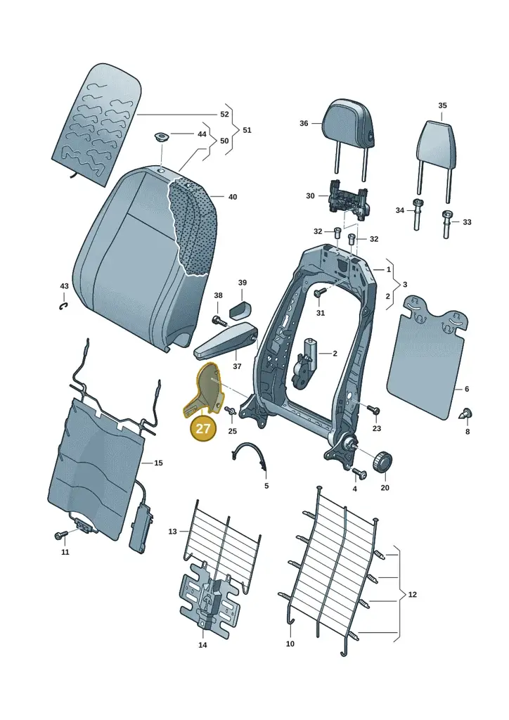 11H8814794PK — SEAT CUPRA Tavascan (2023-) diagram 11a881500, position 27