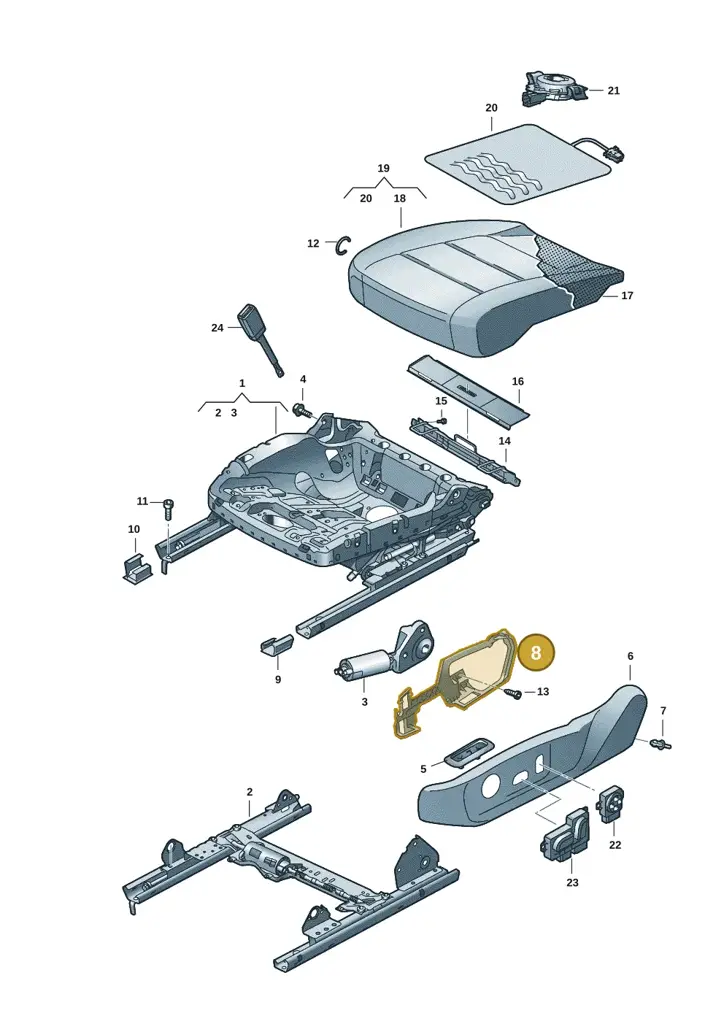 11H881560 — SEAT CUPRA Tavascan (2023-) diagram 20h881100, position 8
