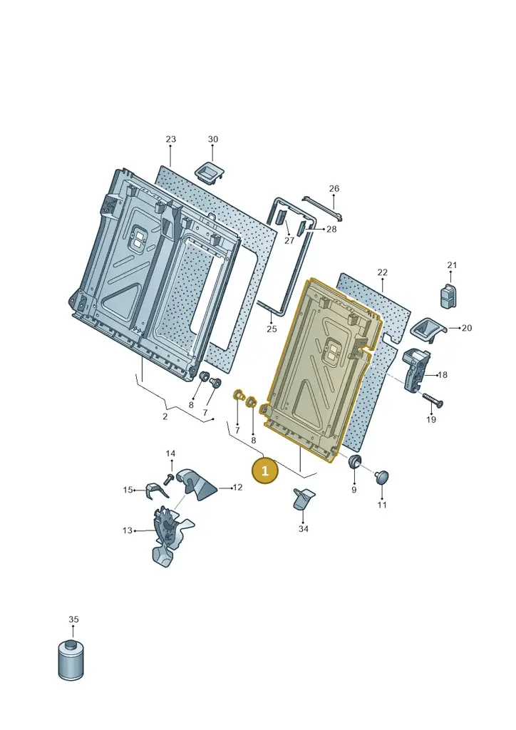 11H885501CA9 — SEAT CUPRA Tavascan (2023-) diagram 813885700, position 1