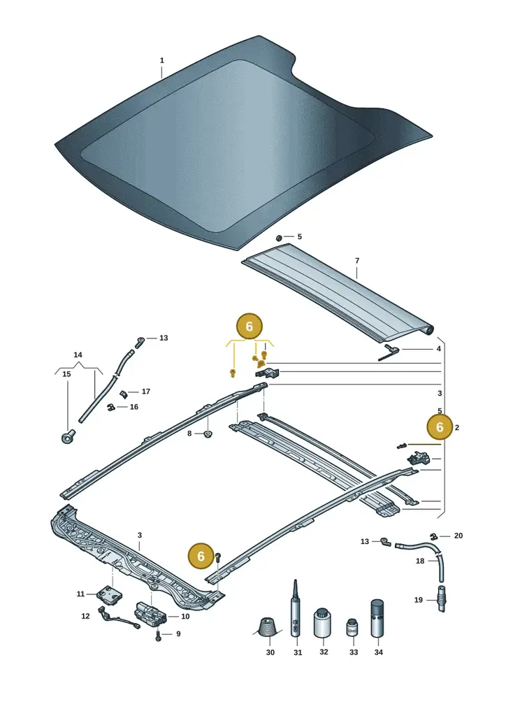 11H898803 — SEAT CUPRA Tavascan (2023-) diagram 20h877000, position 6