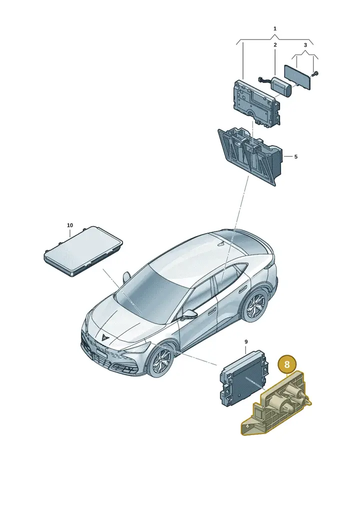 11H907471 — SEAT CUPRA Tavascan (2023-) diagram 20h035060, position 8