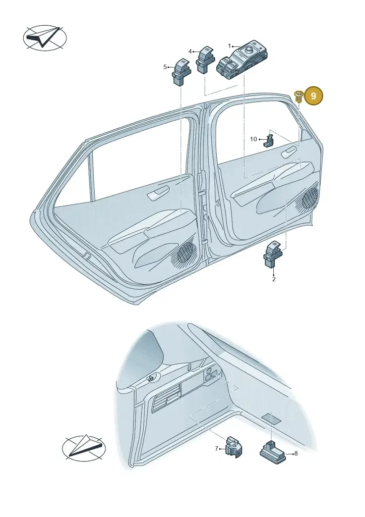 11H9192424PK — SEAT CUPRA Tavascan (2023-) diagram 11a959006, position 9