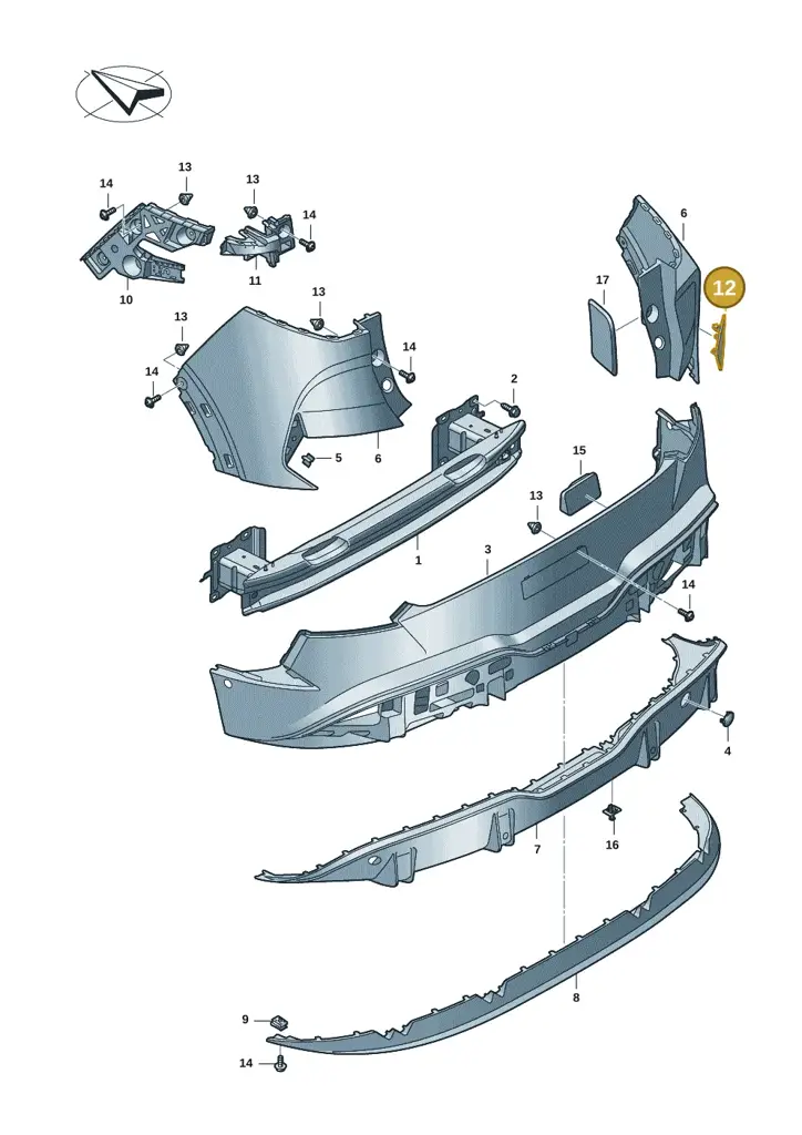 11H945106 — SEAT CUPRA Tavascan (2023-) diagram 20h807050, position 12