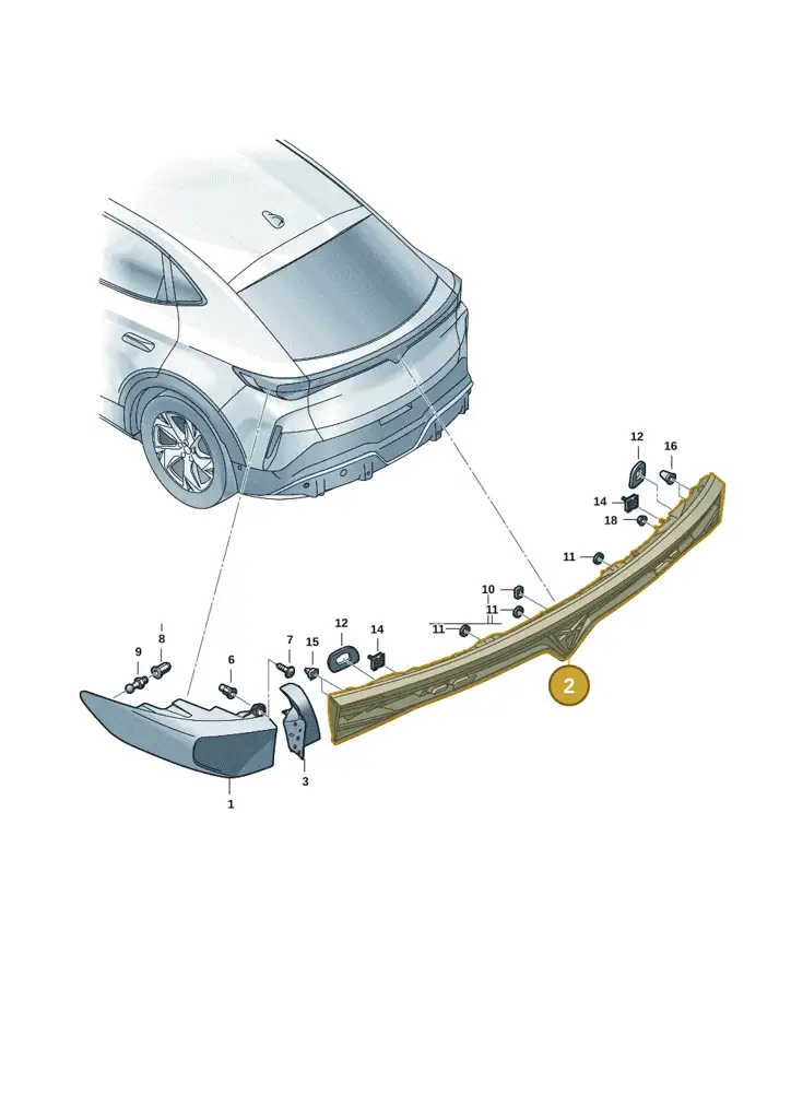11H945307 — SEAT CUPRA Tavascan (2023-) diagram 20h945000, position 2