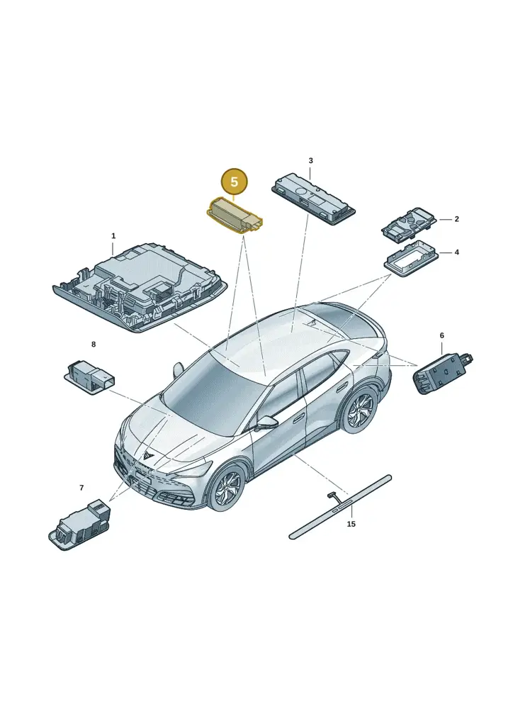 11H947109 — SEAT CUPRA Tavascan (2023-) diagram 20h947000, position 5