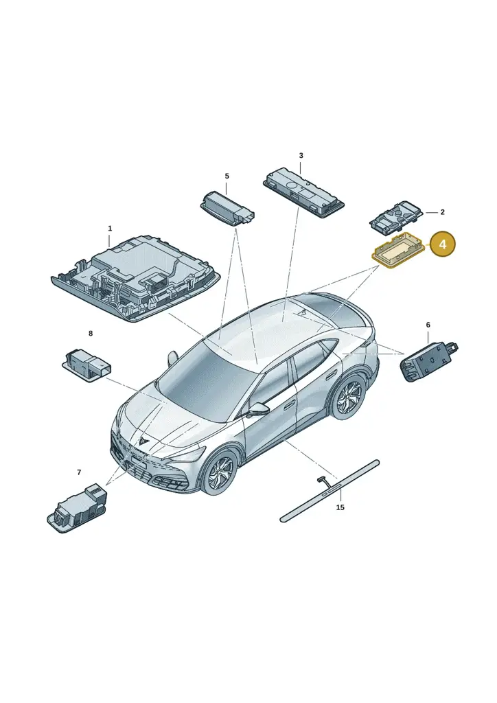 11H947133 — SEAT CUPRA Tavascan (2023-) diagram 20h947000, position 4