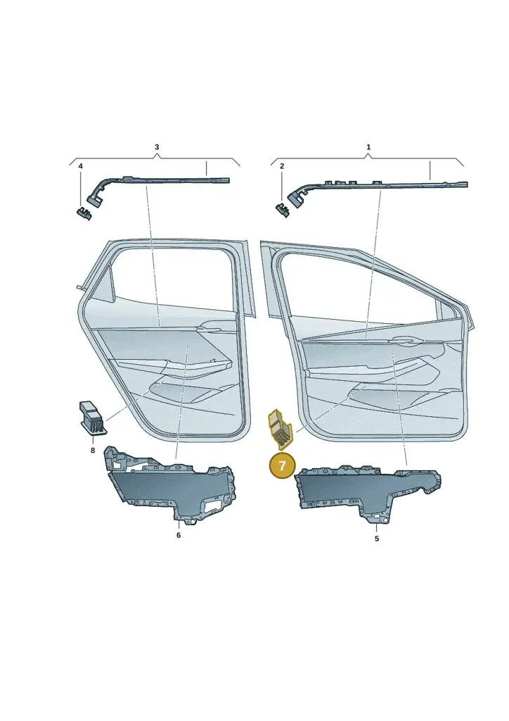 11H947409A — SEAT CUPRA Tavascan (2023-) diagram 11h947010, position 7