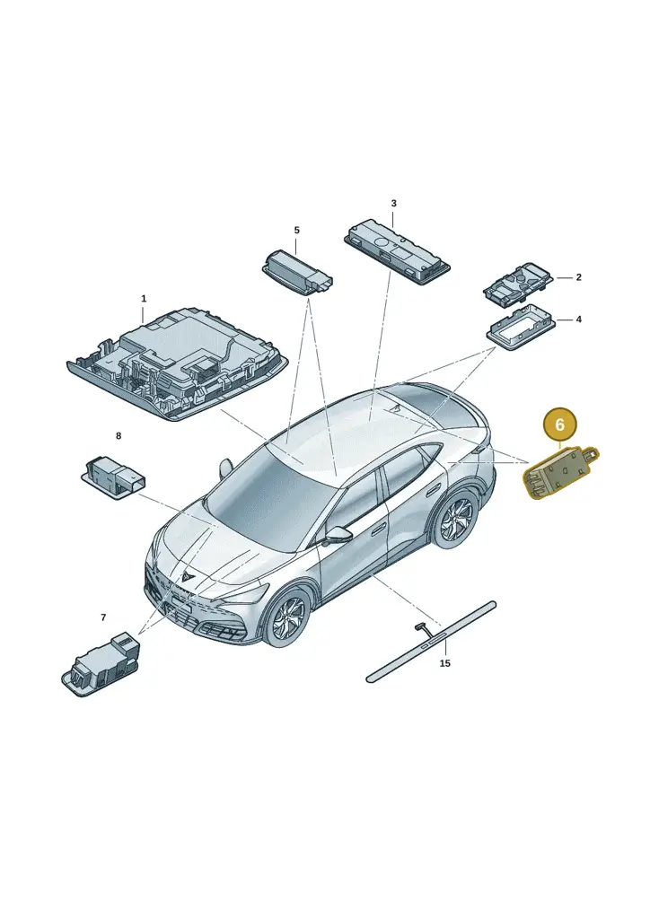 11H947409 — SEAT CUPRA Tavascan (2023-) diagram 20h947000, position 6