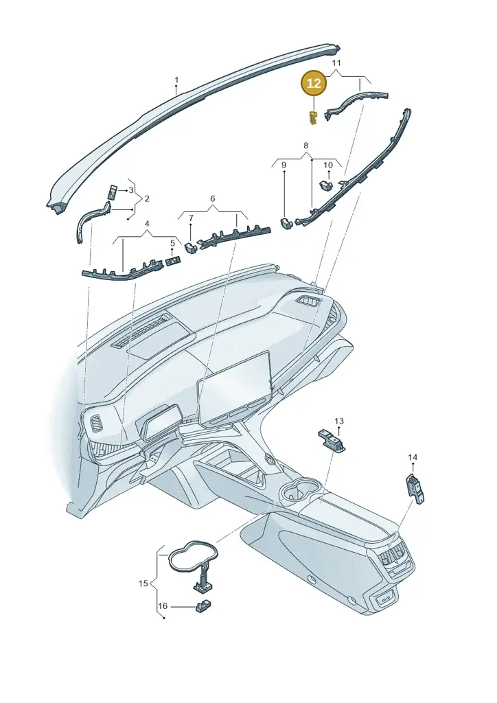 11H947581AD — SEAT CUPRA Tavascan (2023-) diagram 11h947005, position 12