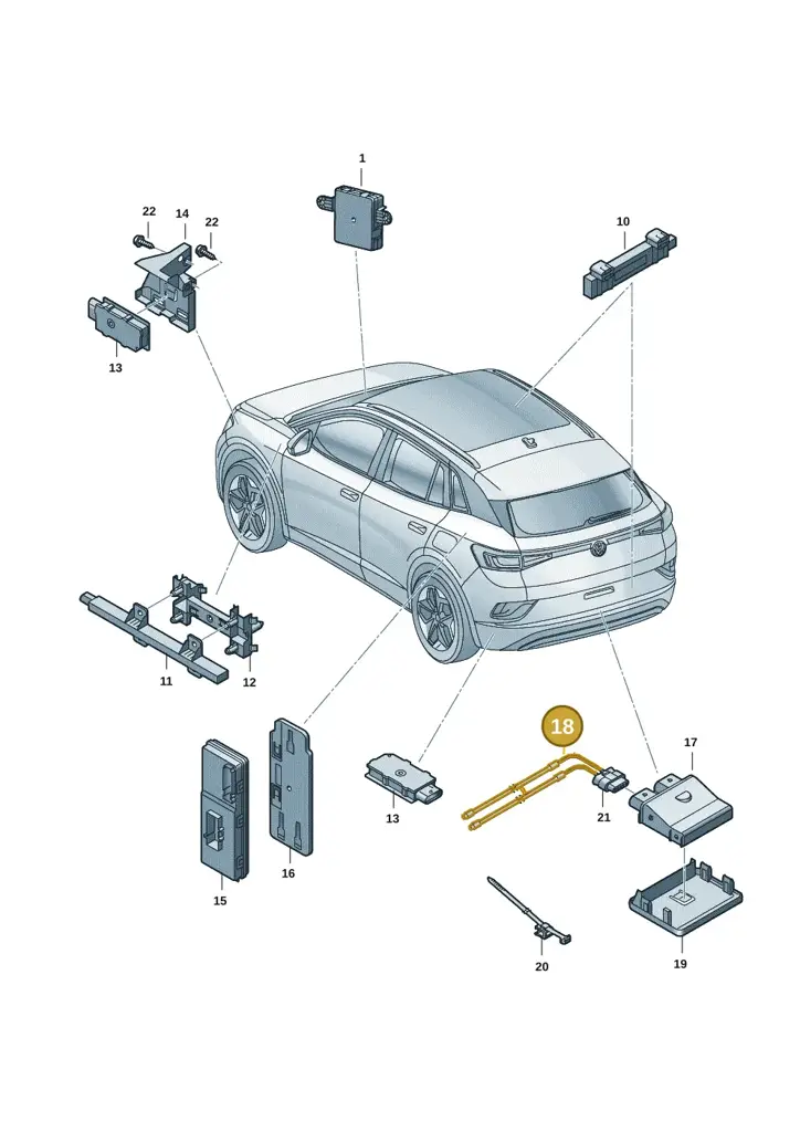11H962253 — SEAT CUPRA Tavascan (2023-) diagram 11a909000, position 18