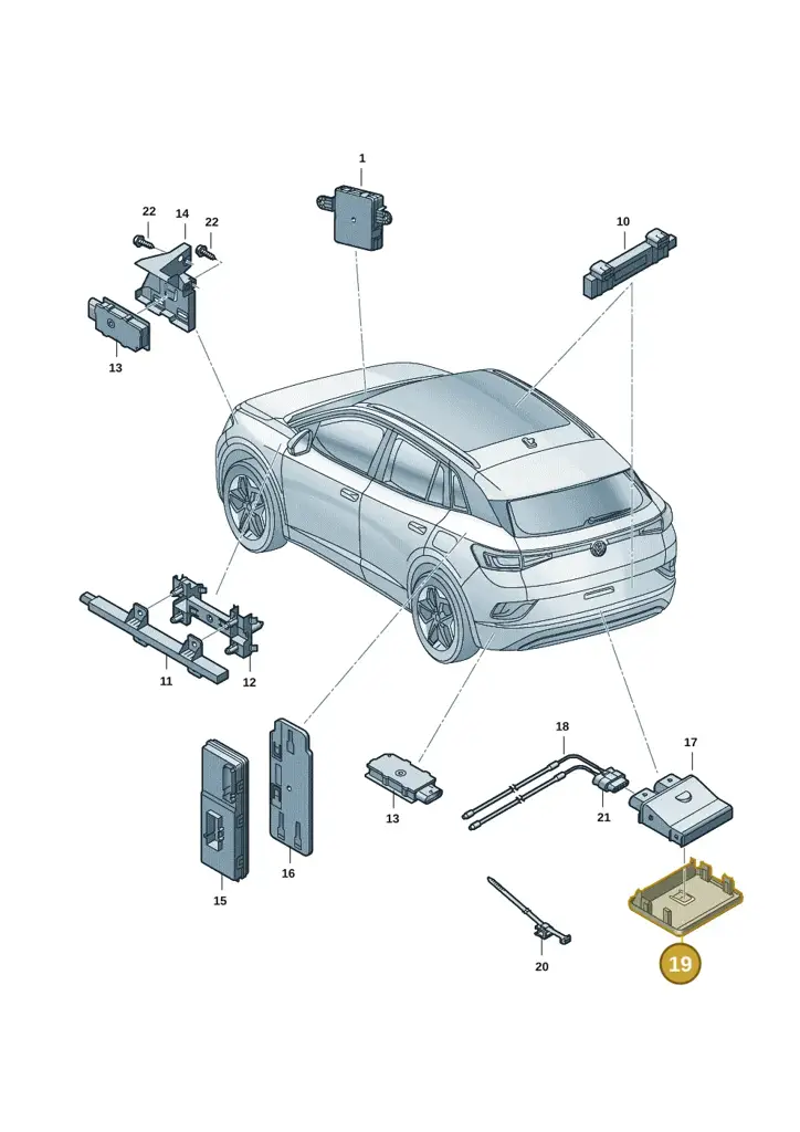 11H962283 — SEAT CUPRA Tavascan (2023-) diagram 11a909000, position 19