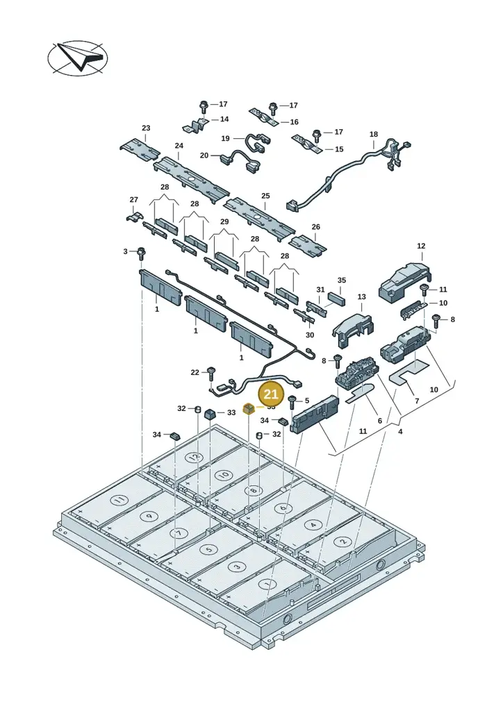 11H971221F — SEAT CUPRA Tavascan (2023-) diagram 11n915061, position 21