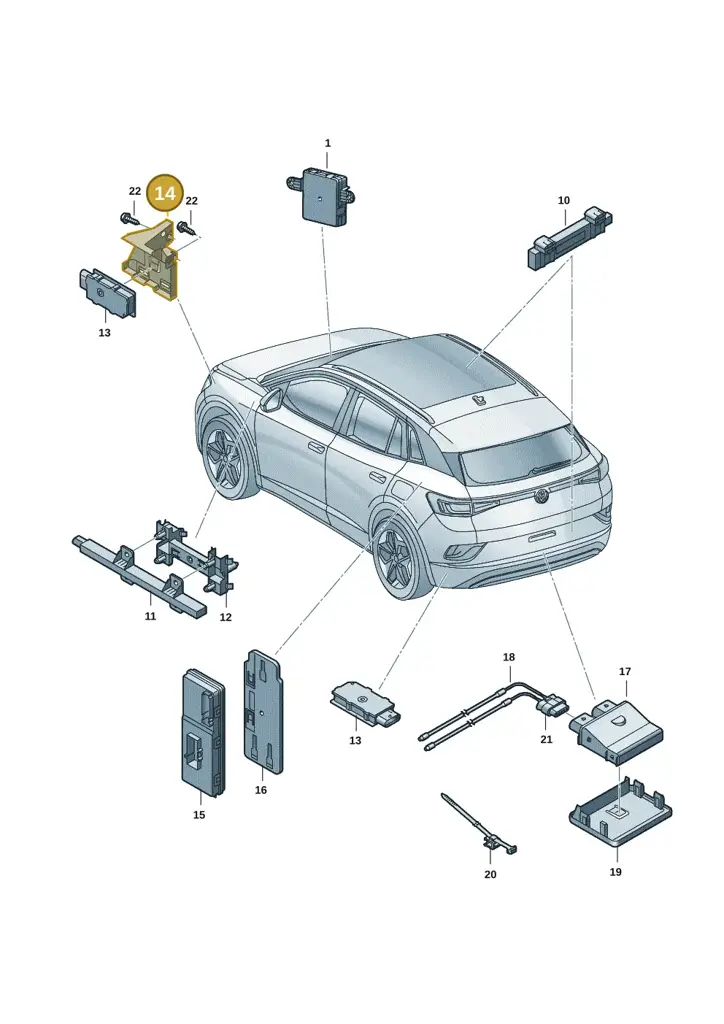11H971592A — SEAT CUPRA Tavascan (2023-) diagram 11a909000, position 14