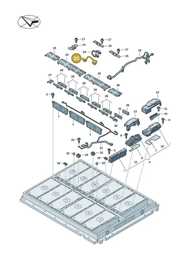 11H971690B — SEAT CUPRA Tavascan (2023-) diagram 11n915061, position 20