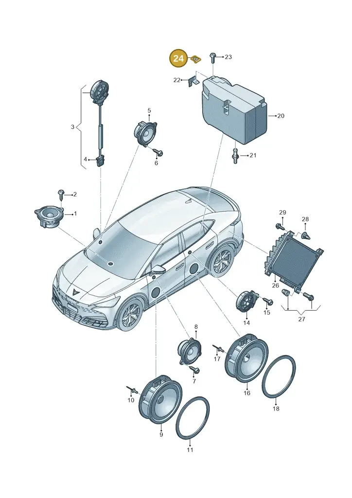 11H971923 — SEAT CUPRA Tavascan (2023-) diagram 20h035035, position 24