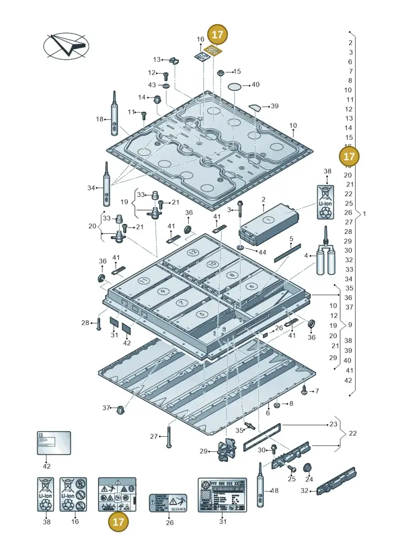 12E010006S — SEAT EBoost CUPRA (2021-) diagram 063915050, position 17