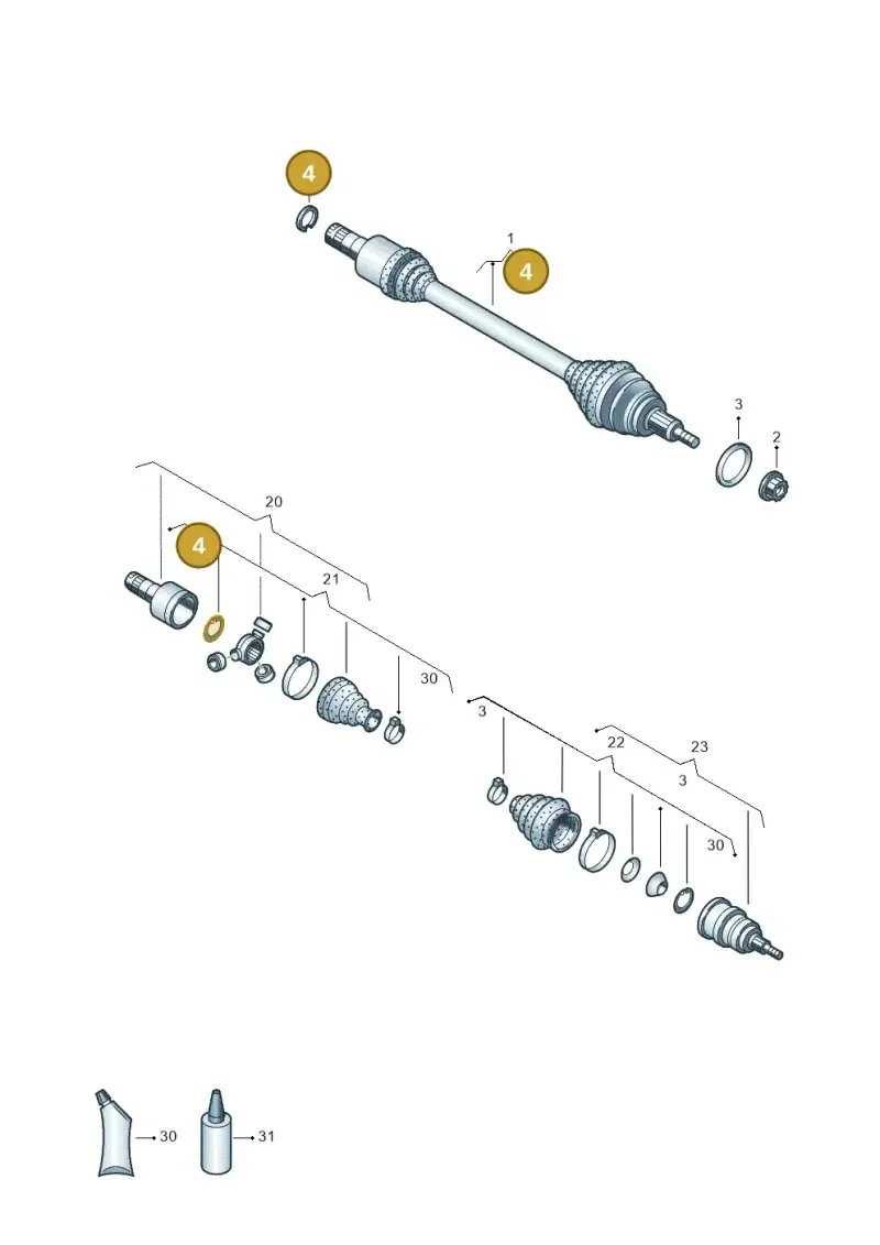 12E407298 — SEAT Mii electric (2020-2021) diagram 899407200, position 4