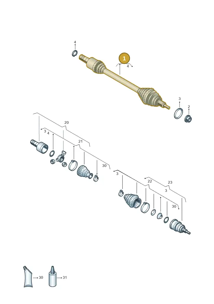 12E407762G — SEAT Mii electric (2020-2021) diagram 899407200, position 1