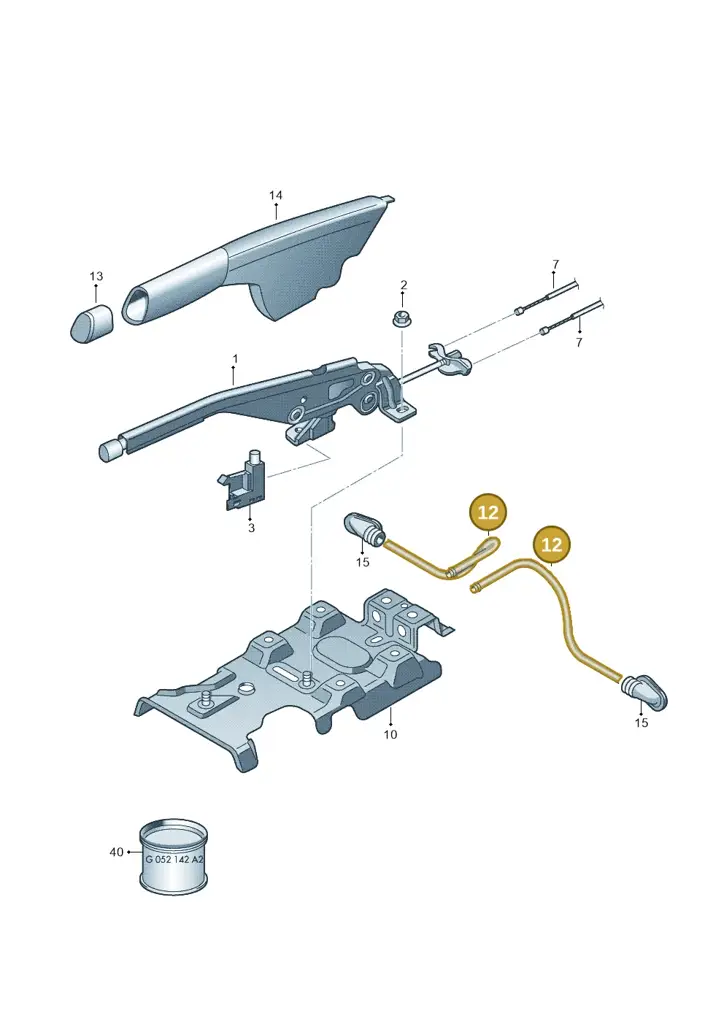 12E711952 — SEAT Mii electric (2020-2021) diagram 672711500, position 12