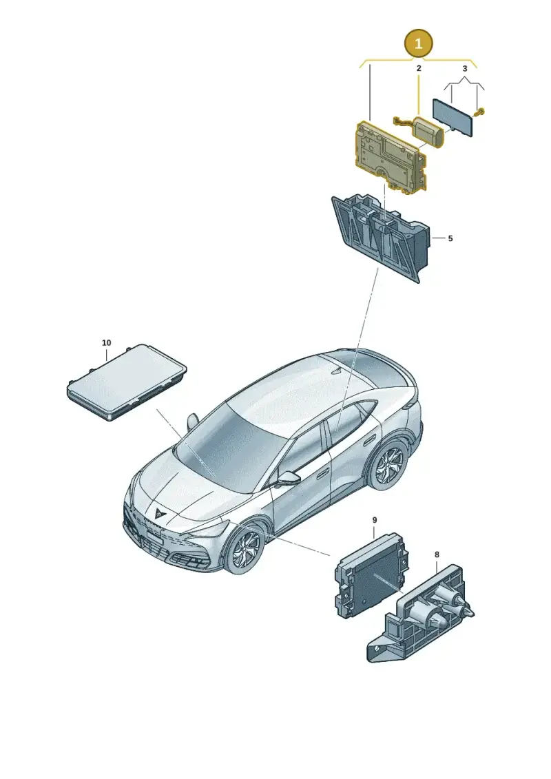 14A035284A — SEAT Tavascan Cupra (2023-) diagram 20h035060, position 1
