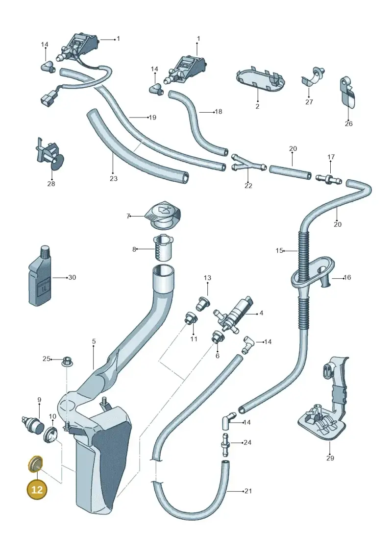171957857 — SEAT IBIZA                  06> (2005-) diagram 254955100, position 12