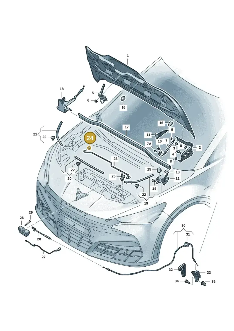 191823395 — SEAT Tavascan Cupra (2023-) diagram 20h823000, position 24