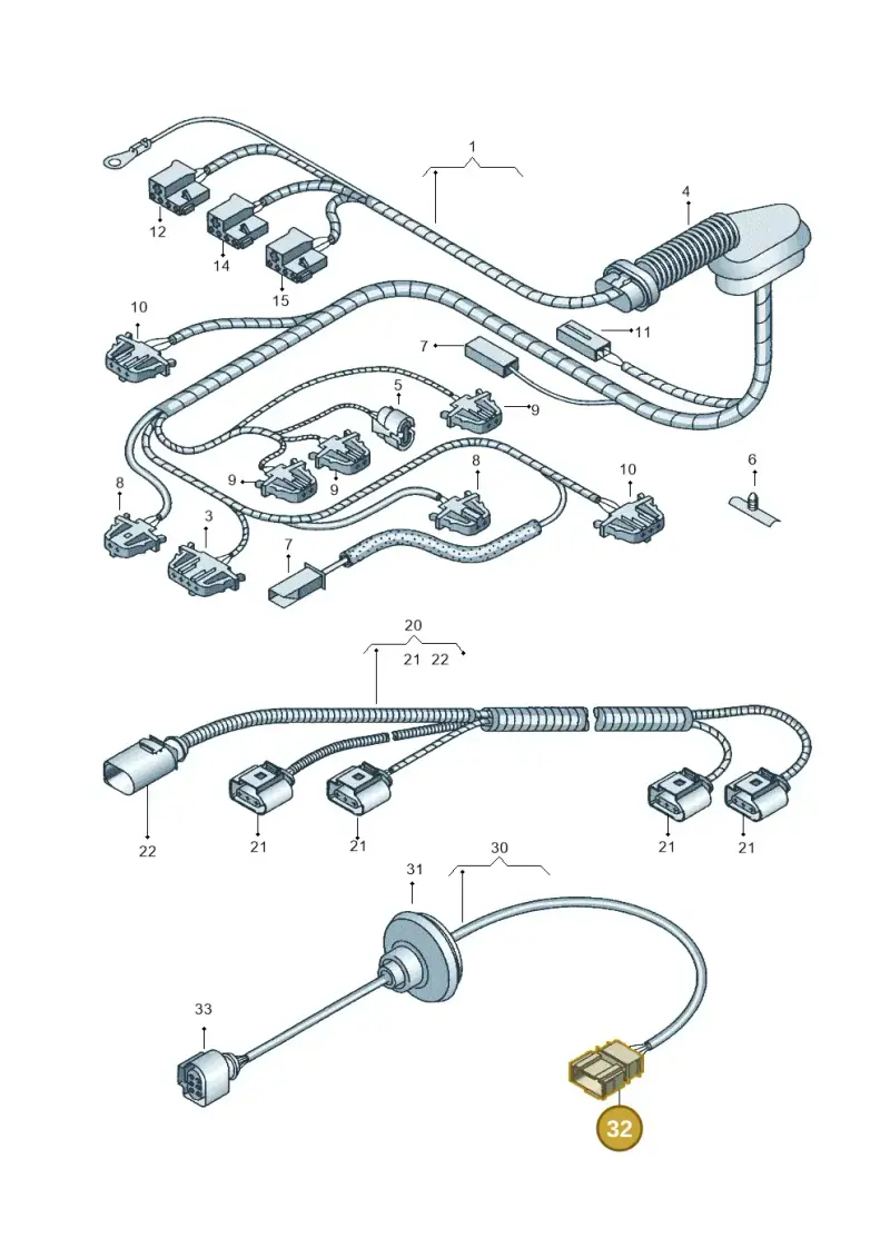 191972762 — SEAT ALHAMBRA/4MOTION (2002-2005) diagram 245972840, position 32
