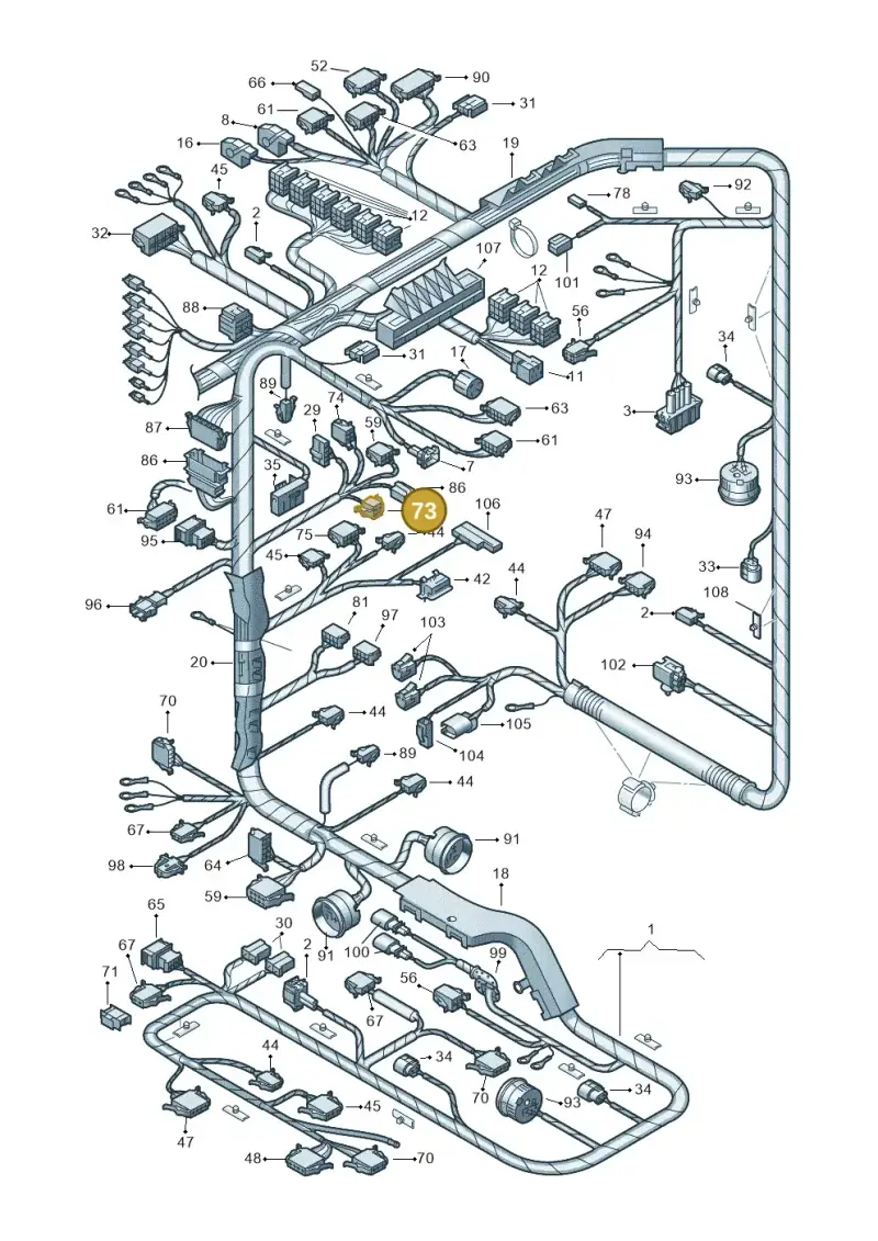 191972772 — SEAT Alhambra (2006-2010) diagram 162971810, position 73