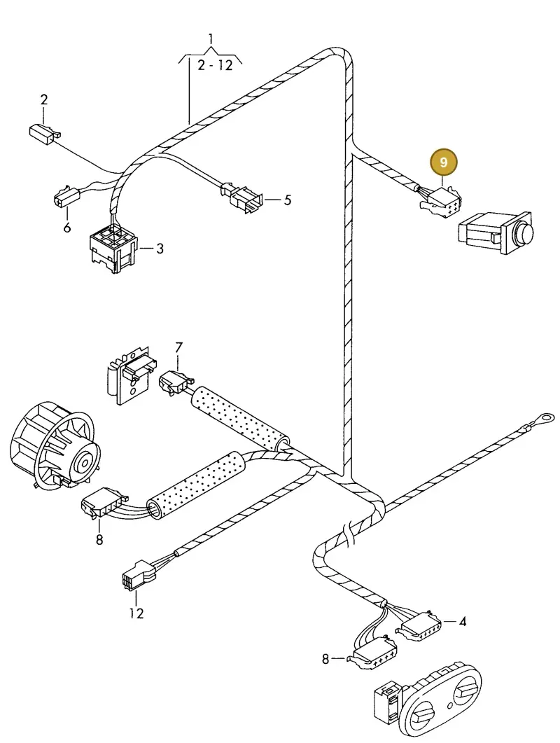 191972772 — SEAT ALHAMBRA (1996-2000) diagram 162972730, position 9