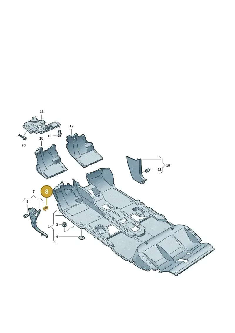 1C0867207 — SEAT Tavascan Cupra (2023-) diagram 11h863000, position 8
