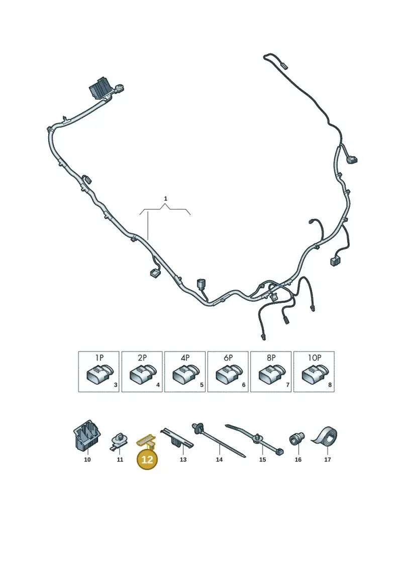 1C0971848 — SEAT Tavascan Cupra (2023-) diagram 20h972080, position 12