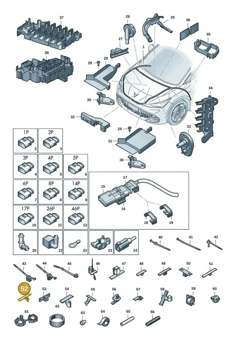 1C0971848C — SEAT EBoost CUPRA (2021-) diagram 10s971080, position 52