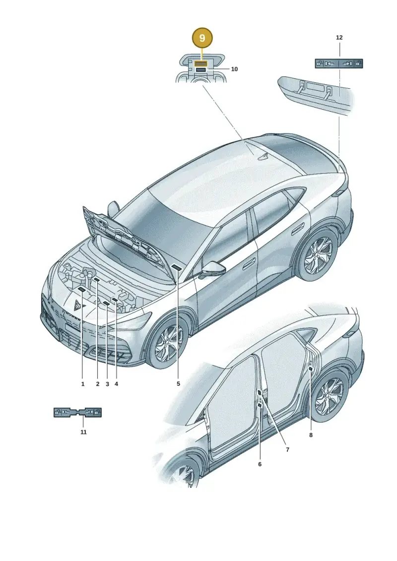 1EA010007 — SEAT Tavascan Cupra (2023-) diagram 20h010000, position 9