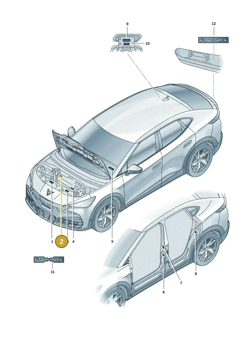 1EA010008C — SEAT Tavascan Cupra (2023-) diagram 20h010000, position 2