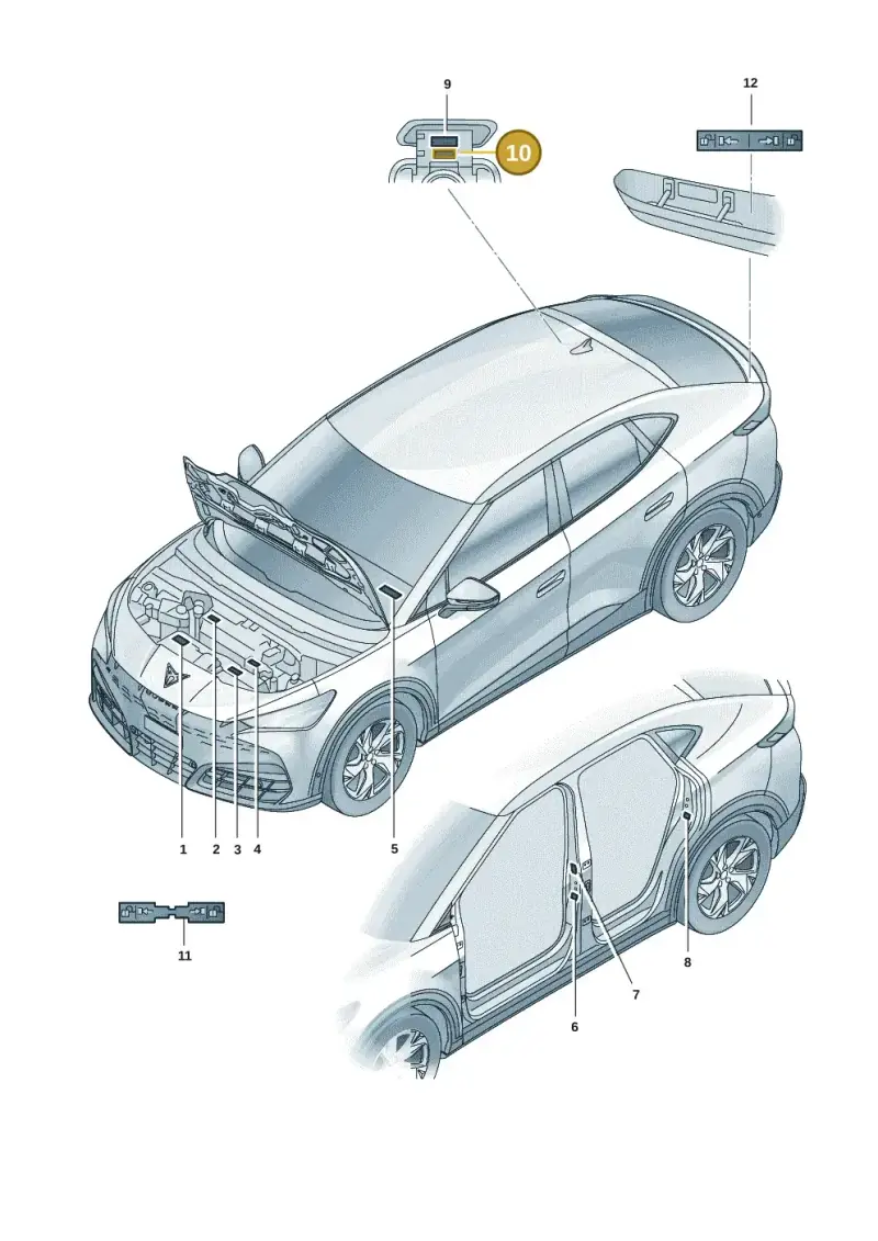 1EA010560B — SEAT Tavascan Cupra (2023-) diagram 20h010000, position 10