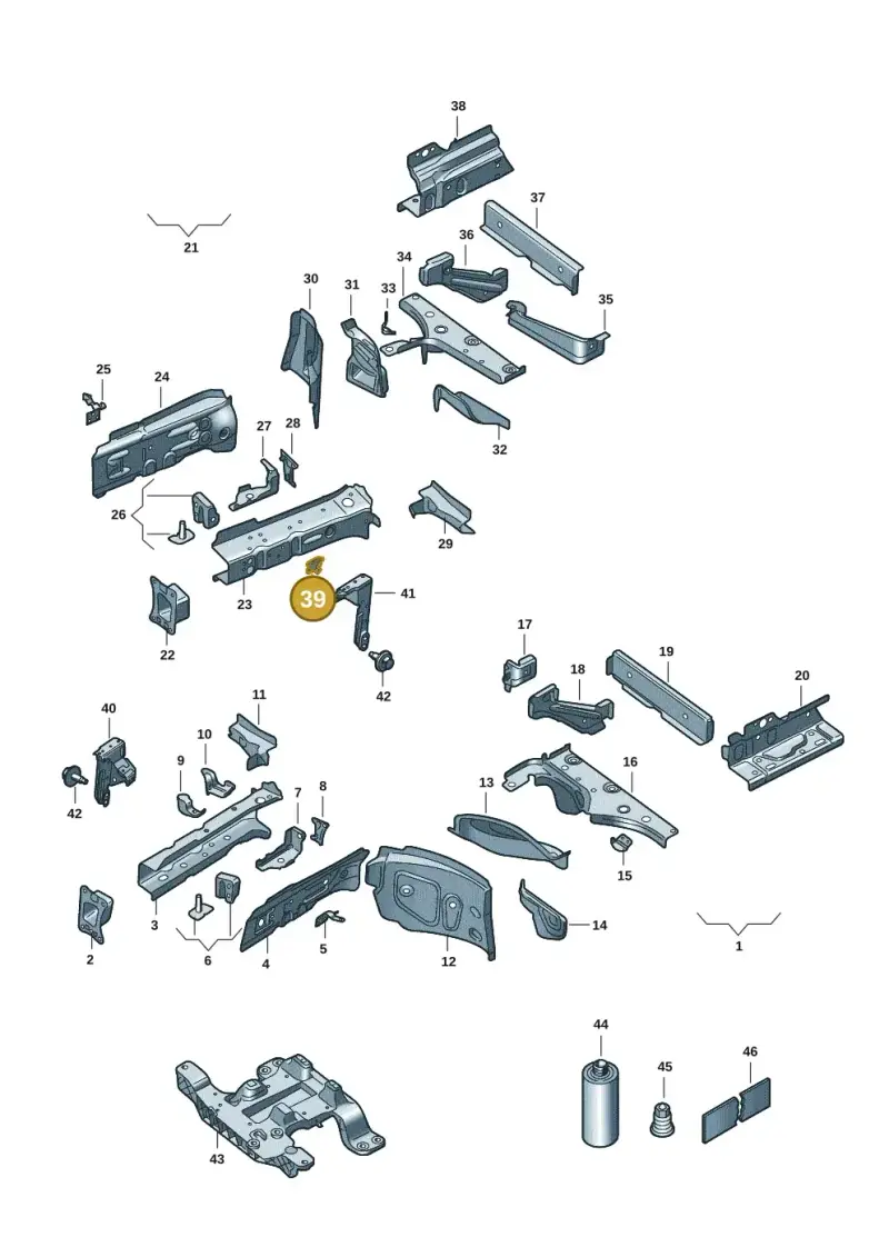 1EA121079 — SEAT Tavascan Cupra (2023-) diagram 10s803000, position 39