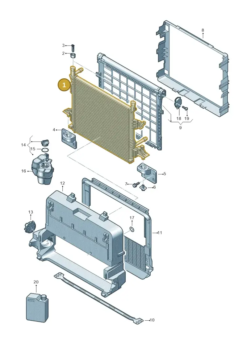 1EA121251B — SEAT EBoost CUPRA (2021-) diagram 10a122100, position 1