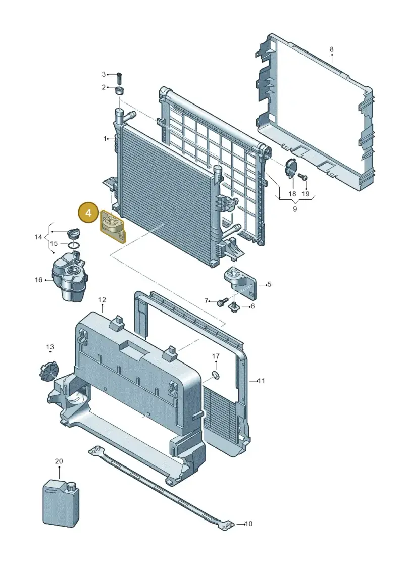 1EA121367F — SEAT EBoost CUPRA (2021-) diagram 10a122100, position 4