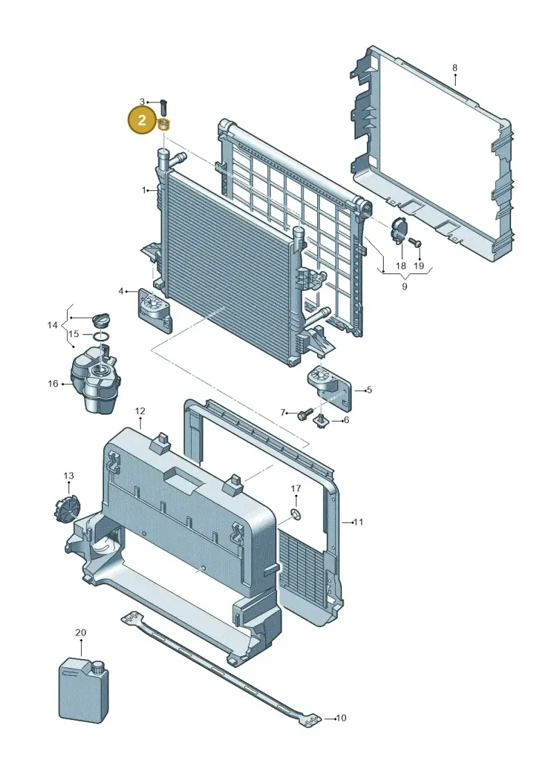 1EA121367J — SEAT EBoost CUPRA (2021-) diagram 10a122100, position 2