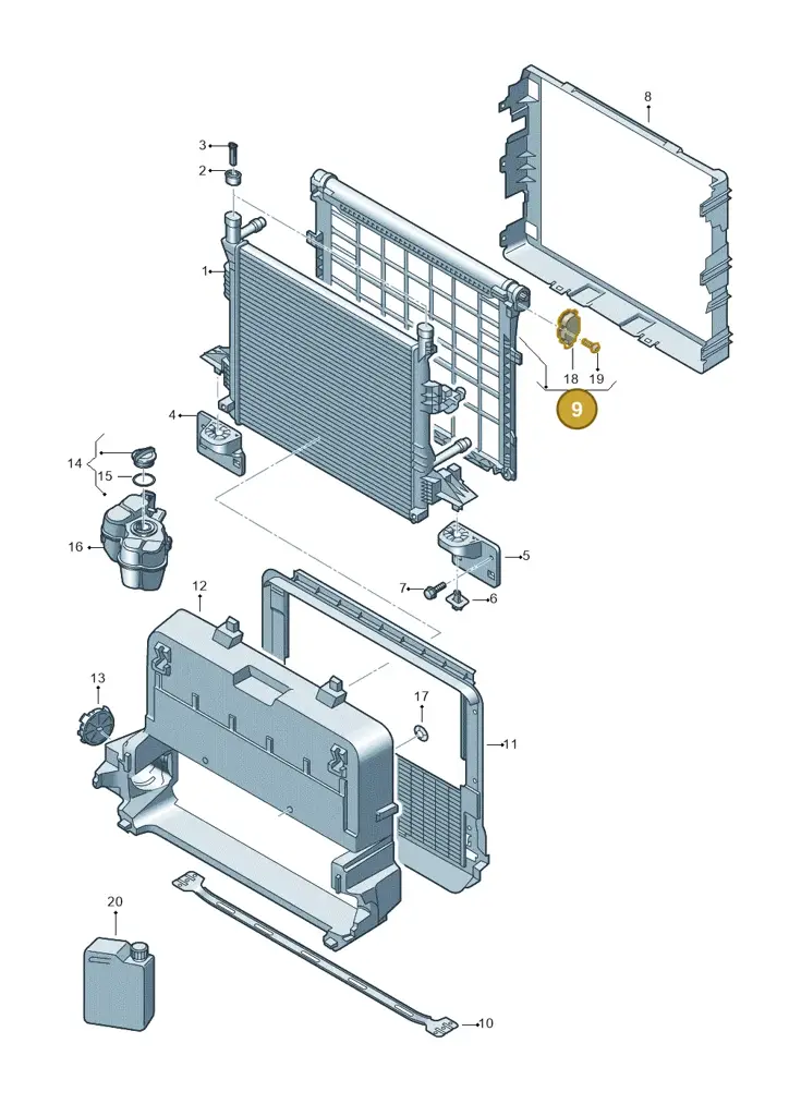 1EA122135H — SEAT EBoost CUPRA (2021-) diagram 10a122100, position 9