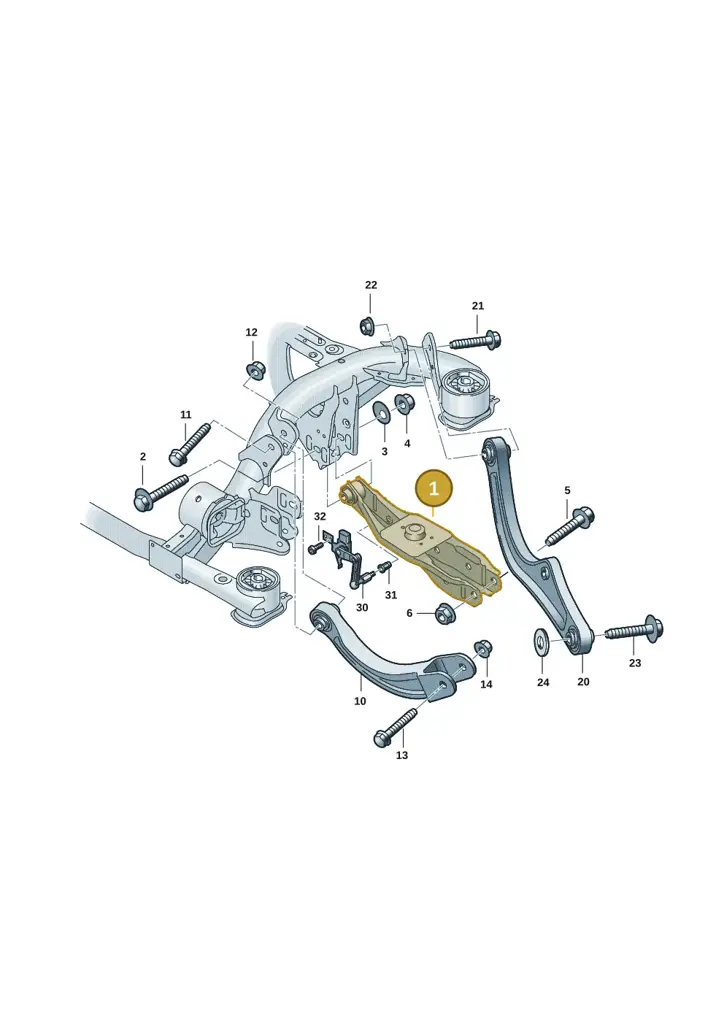 1EA505311H — SEAT EBoost CUPRA (2021-) diagram 10a505050, position 1