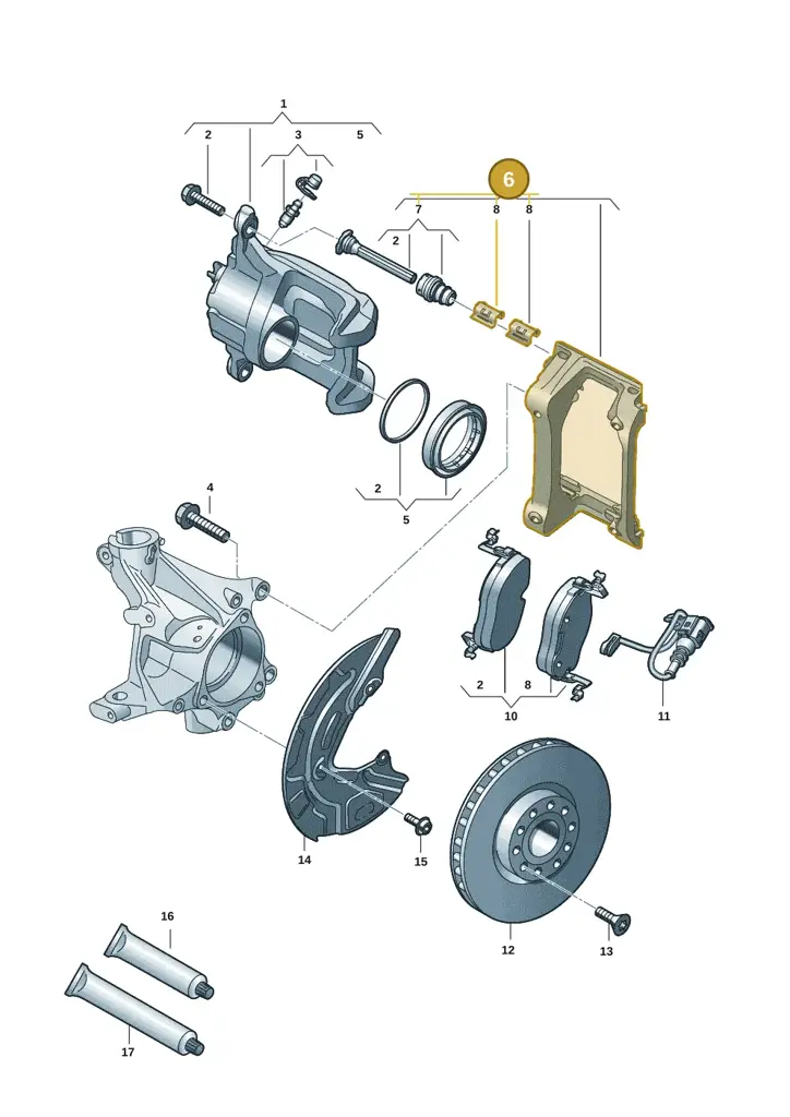 1EA615125 — SEAT EBoost CUPRA (2021-) diagram 10a615010, position 6