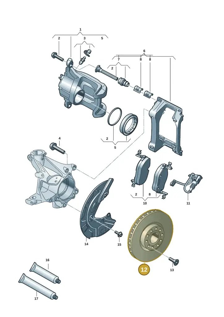 1EA615301 — SEAT EBoost CUPRA (2021-) diagram 10a615010, position 12
