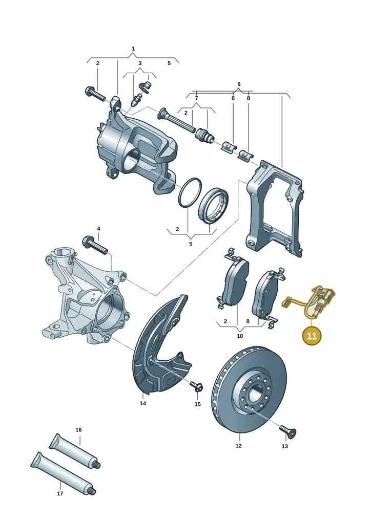 1EA615437A — SEAT Tavascan Cupra (2023-) diagram 10a615010, position 11