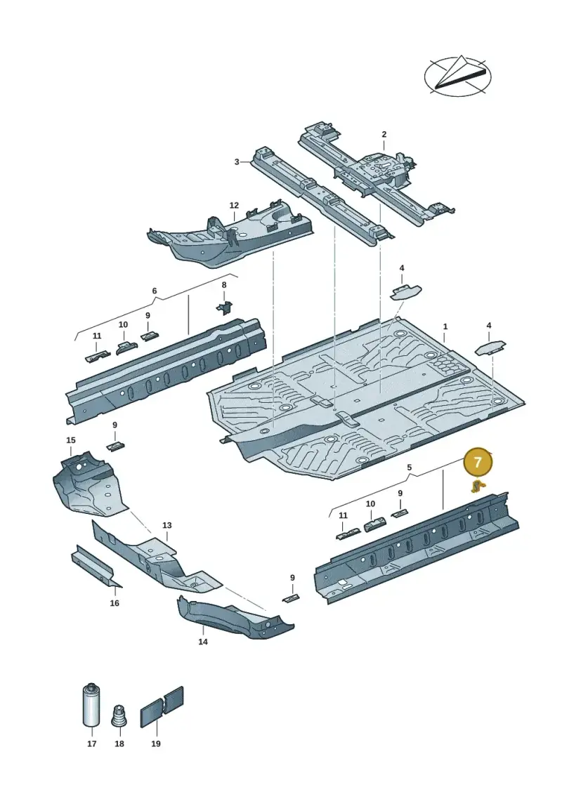 1EA801308 — SEAT Tavascan Cupra (2023-) diagram 11a803010, position 7
