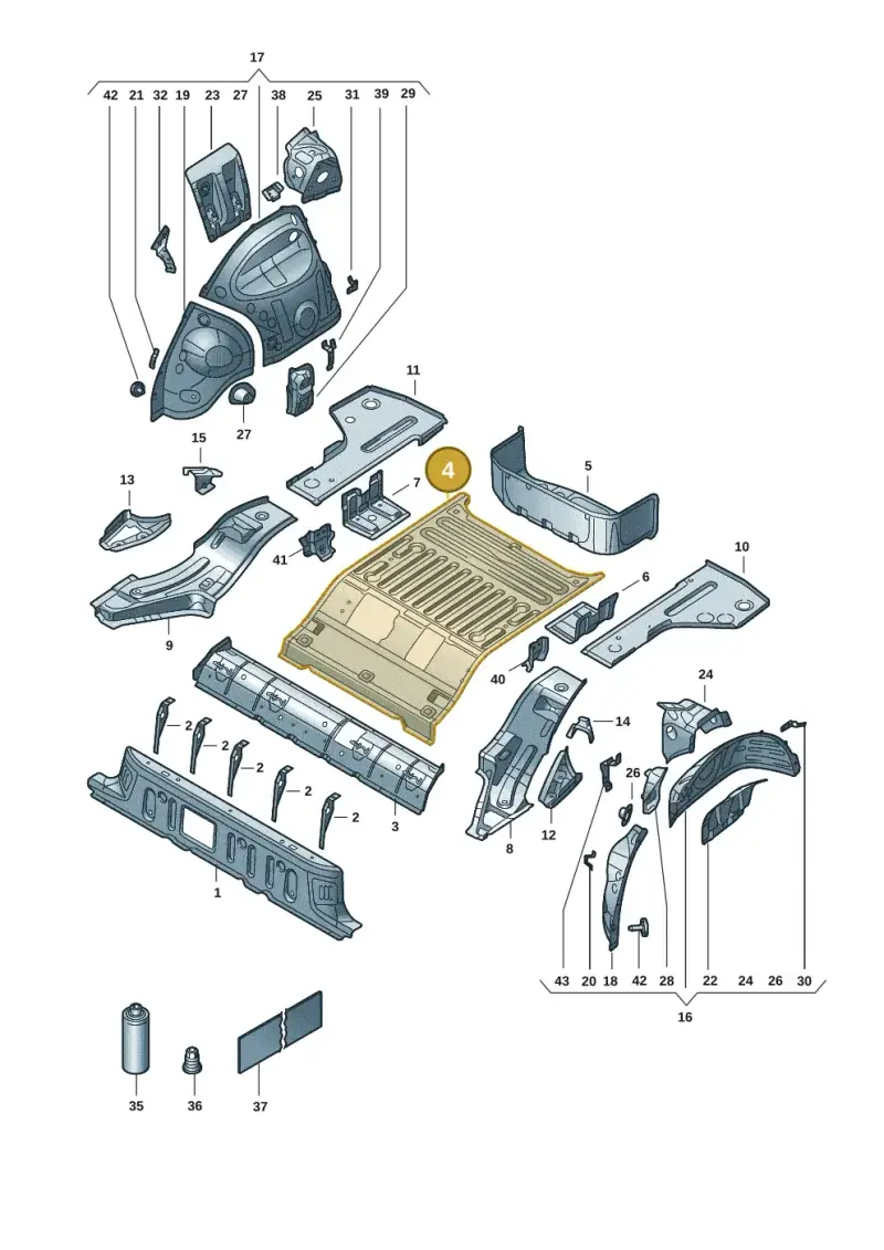 1EA802063A — SEAT Tavascan Cupra (2023-) diagram 11a803015, position 4