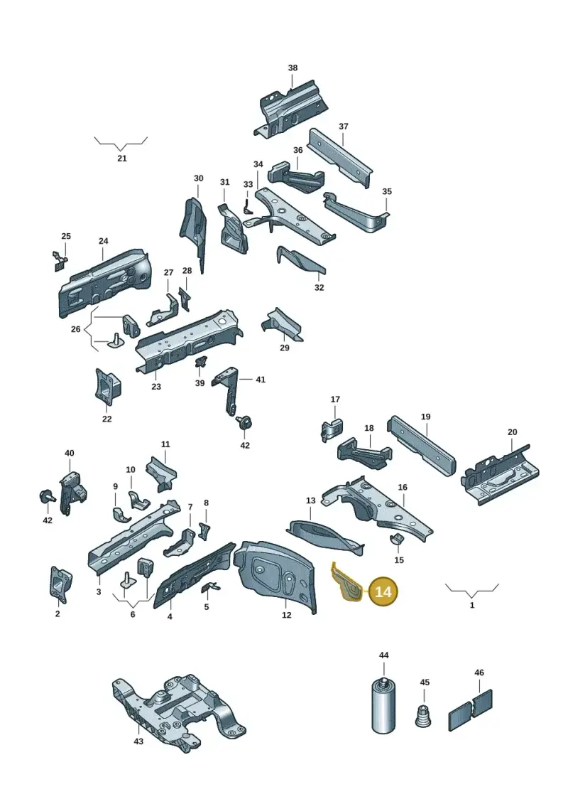 1EA802747 — SEAT Tavascan Cupra (2023-) diagram 10s803000, position 14