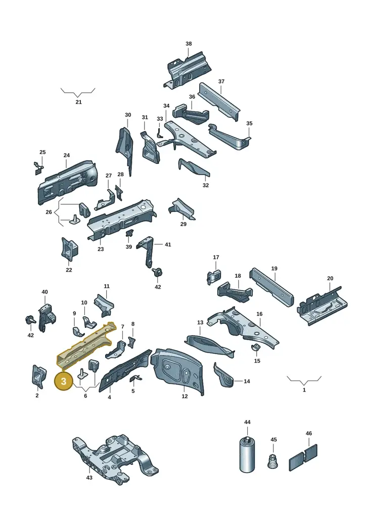1EA803109 — SEAT Tavascan Cupra (2023-) diagram 10s803000, position 3