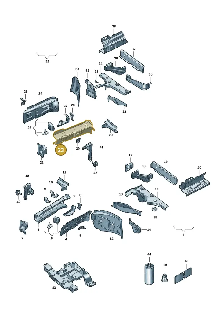 1EA803110 — SEAT Tavascan Cupra (2023-) diagram 10s803000, position 23